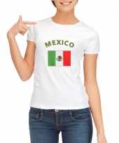 Mexicaanse vlag t shirt voor dames